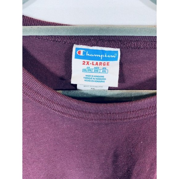Vintage Champion Adult XL Purple Big Logo Pullover Short Sleeve Tee Mens.‎ - Picture 3 of 7